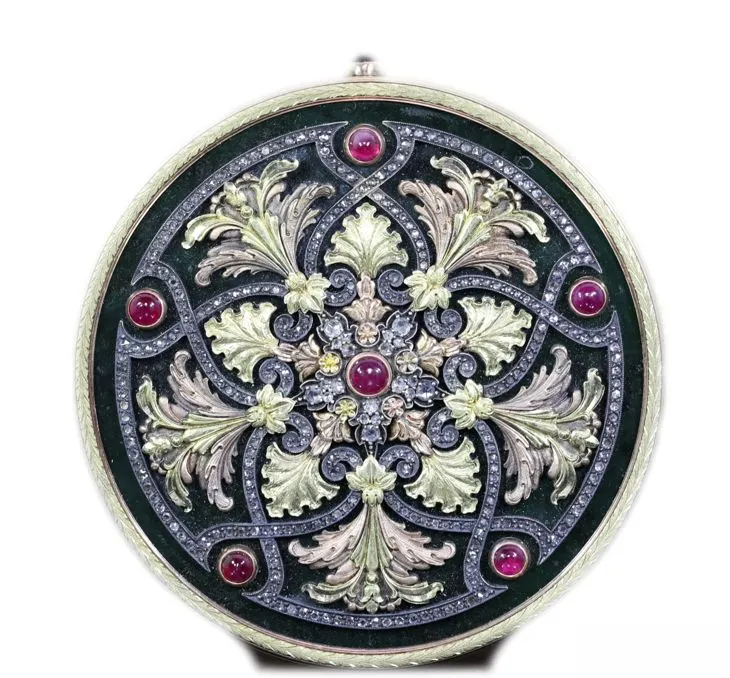 An illustration showcasing handcrafted vintage earrings adorned with gemstones, highlighting intricate craftsmanship and the unique charm of the design.