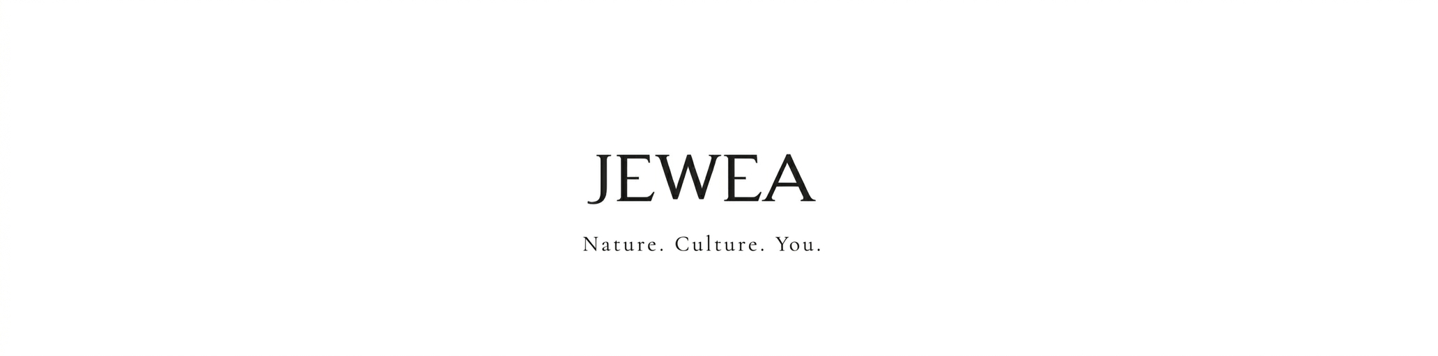 Jewea brand logo featuring a stylized gold double-S monogram on a subtle beige background, representing fine jewelry and accessories.