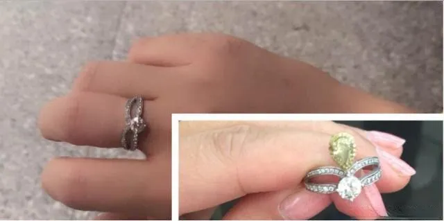 An illustration of a channel-set ring featuring multiple gemstones, demonstrating secure and seamless design standards for handmade vintage earrings in the Jewelry Setting Quality Guide.