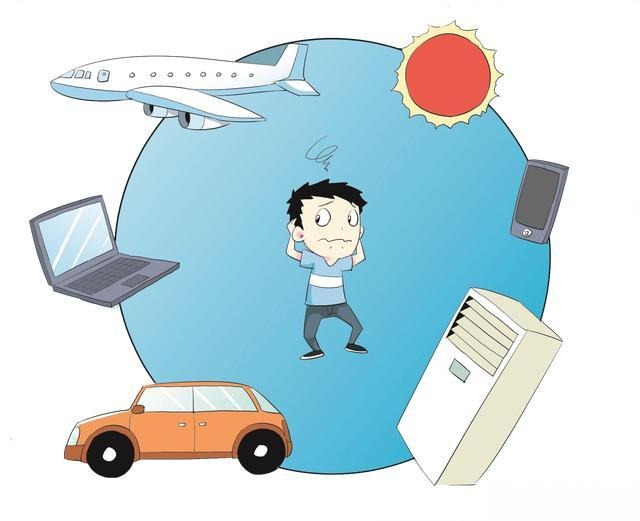 Infographic showing common sources of everyday radiation, with context for understanding why irradiated gemstones are safe to wear.
