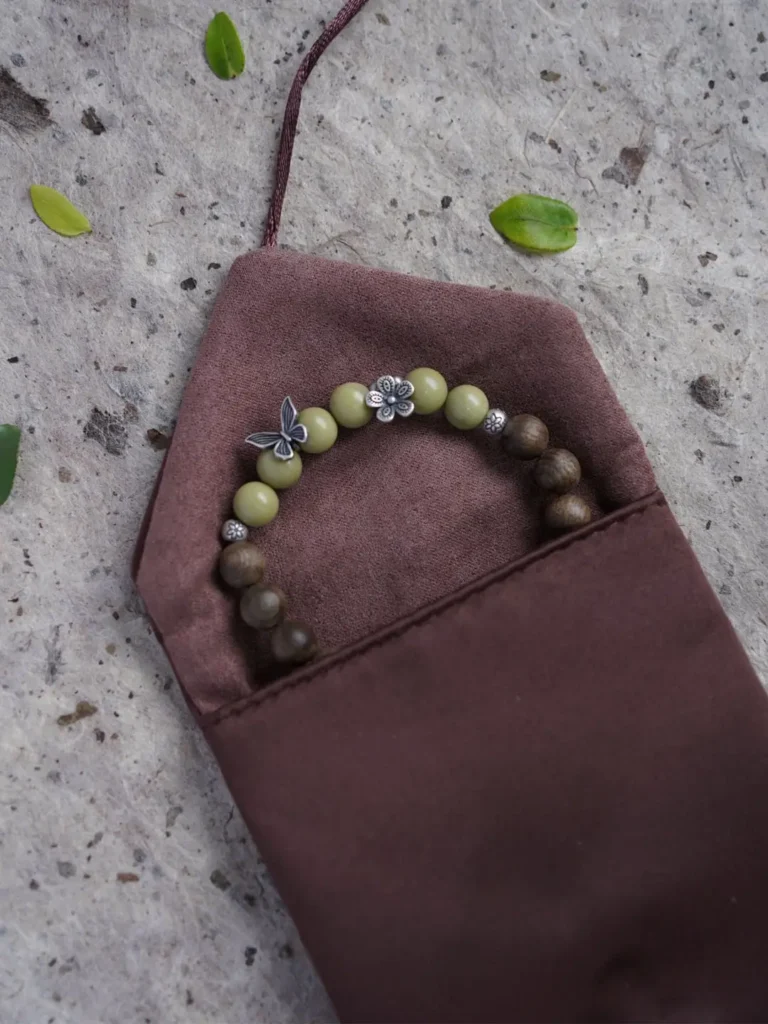 Place handmade jewelry in a soft pouch to prevent scratches.