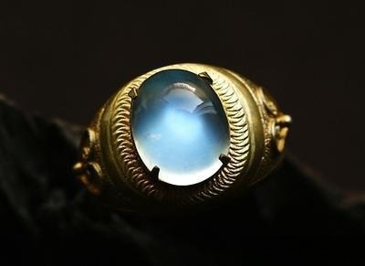 Moonstone Jewelry June Birthstone ring, a delicate gemstone that requires careful handling during daily wear to prevent scratches or damage.