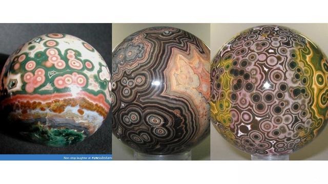 Ocean Jasper displaying banded or spotted patterns, highlighting its unique natural textures