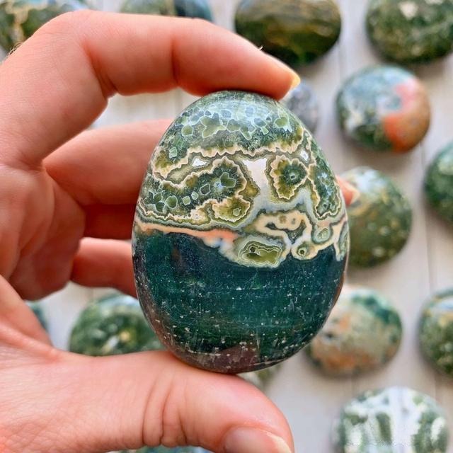 Ocean Jasper, a patterned jasper with rich colors and beautiful natural patterns