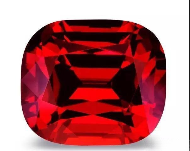 A ruby graded as Royal Red, showing a deep and regal red hue.