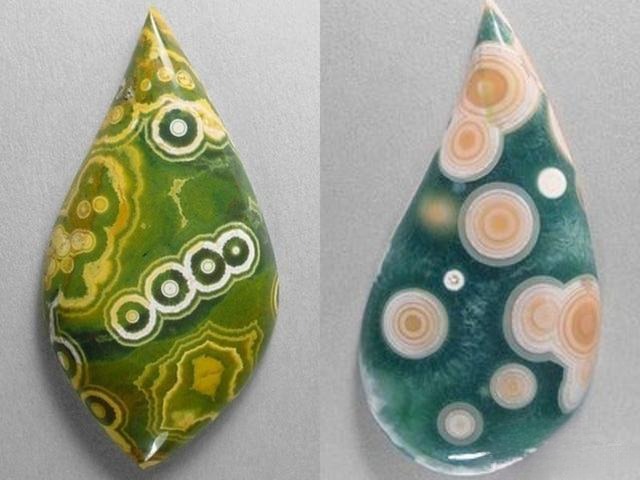 Vivid Ocean Jasper with strong contrast between background and pattern colors, offering high visual appreciation