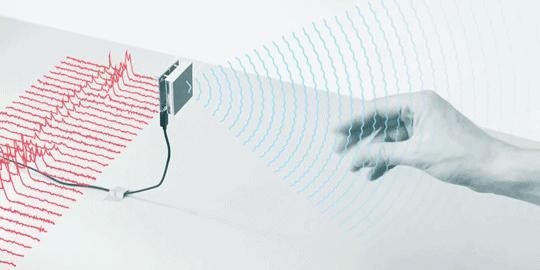 Illustration showing radiation as a form of energy transfer through electromagnetic waves, highlighting why irradiated gemstones are safe.
