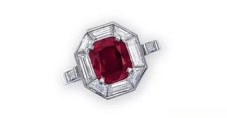 2.8-carat Mogok Pigeon Blood ruby ring sold at Christie’s Hong Kong for HKD 1.18 million (~USD 150,000), approximately USD 53,500 per carat.