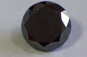 350-carat raw black diamond, known for extreme hardness and unpolishable surface