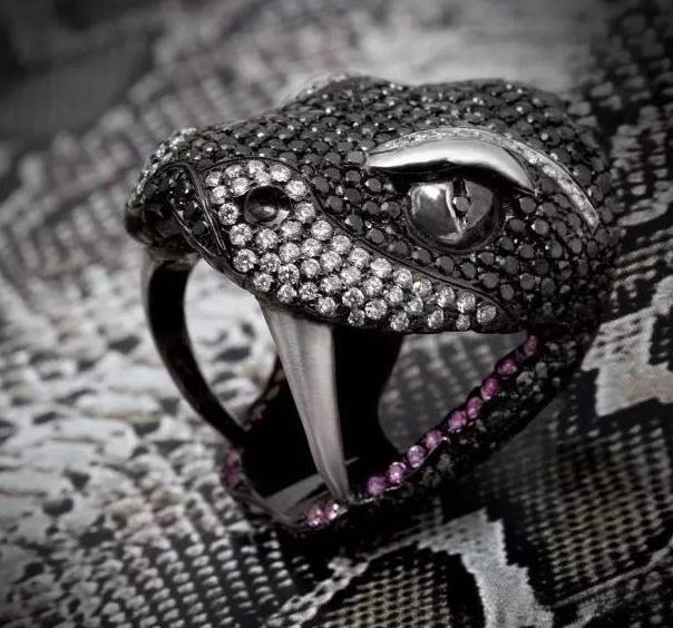 Snake jewelry, luxury handcrafted design