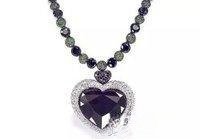 Gruosi Diamond Necklace featuring a 115.34-carat black diamond centerpiece, with 58.77 carats of smaller black diamonds, 378 white diamonds, and 14.1 carats of green garnets set in platinum