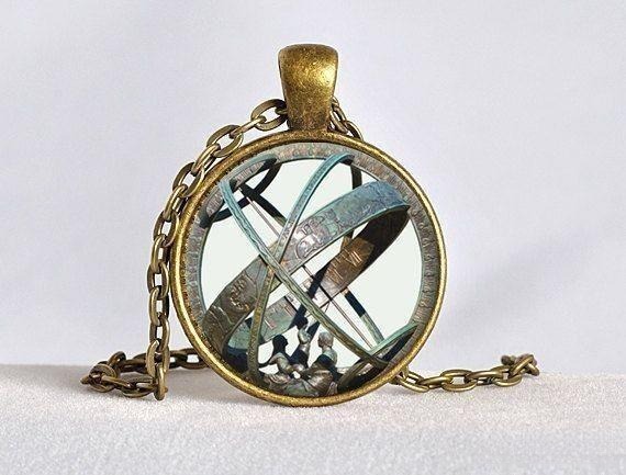 Jewelry piece designed using gyroscope principles, demonstrating mechanical movement and craftsmanship