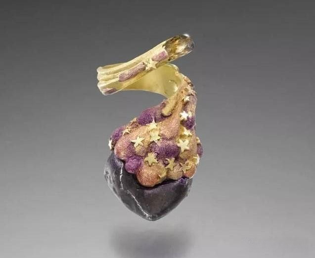 Kevin Coates unique ring showcasing artistic craftsmanship, dark-romantic design, and imaginative details