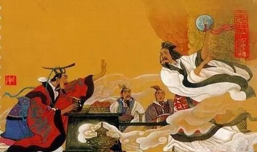 Empress Dowager breaking the Jade Seal.