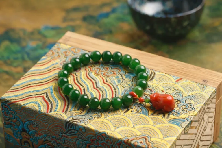 Premium Russian Nephrite Jade Price Guide bracelet.