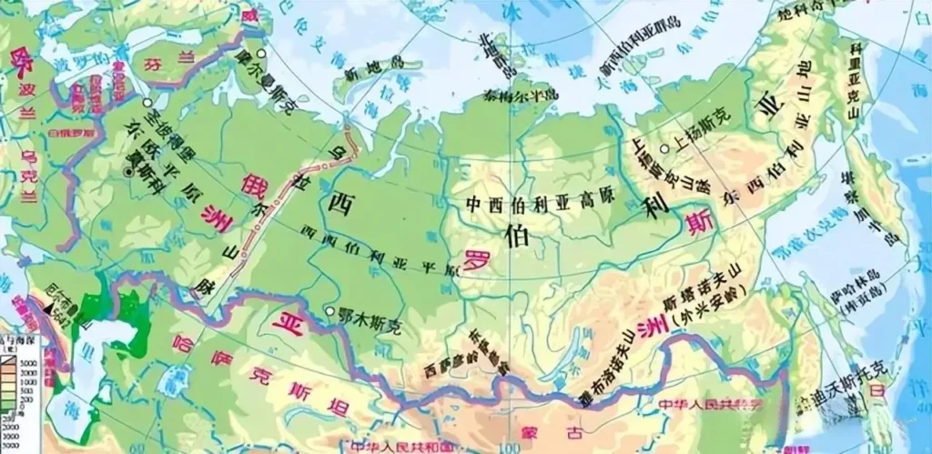 Map showing Sisayen Ridge jade field in Russia, one of the four main sources of high-quality nephrite.
