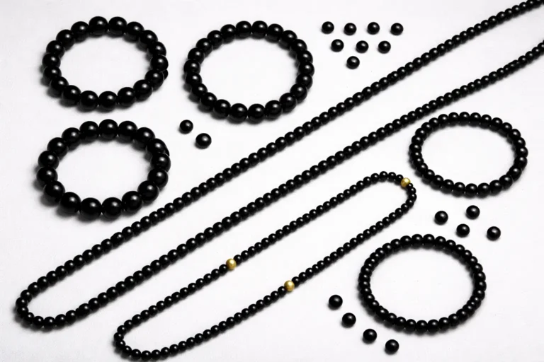 A premium collection of Black Hetian Jade jewelry featuring Mo Yu, Hei Qing, and Mo Biyu.