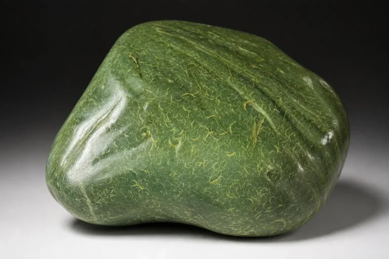 Xinjiang Hetian seed jade with nail-shaped marks and pale yellow mineral coloration
